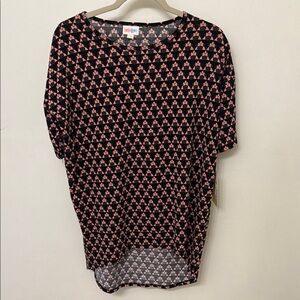 LuLaRoe Disney Minnie Mouse Bow Irma Top